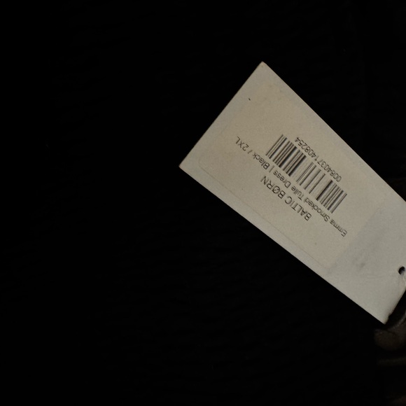 Baltic Born Emma Smocked Tulle Dress in black - Picture 5 of 13